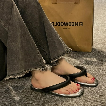 Slippers for Women Gnobogi Women s Foot Clip Mules Casual Shoes Beach Wear Comfortable Sandals Flat Slippers
Slippers for Women Gnobogi Women s Foot Clip Mules Casual Shoes Beach Wear Comfortable Sandals Flat Slippers