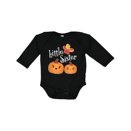 Inktastic Little Sister Pumpkins with Fall Leaves Gift Baby Girl Long Sleeve Bodysuit
Inktastic Little Sister Pumpkins with Fall Leaves Gift Baby Girl Long Sleeve Bodysuit