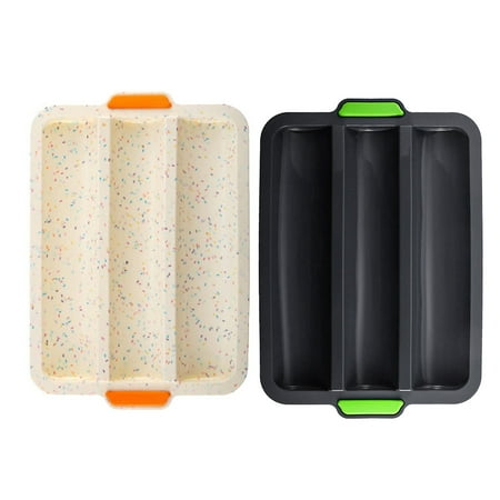 Ieegkit Silicone Baking Tray Non-Stick Bakeware Mold for Baking French-Bread Breadstick Bread Roll Bakery Cake Mold Tools 2 Pcs
Ieegkit Silicone Baking Tray Non-Stick Bakeware Mold for Baking French-Bread Breadstick Bread Roll Bakery Cake Mold Tools 2 Pcs