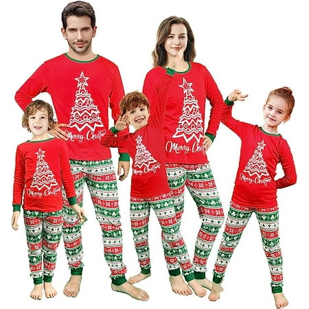 Christmas Family Pajamas Matching Set Christmas Tree Print Long Sleeve Tops and Pants Loungewear Soft Sleepwear
Christmas Family Pajamas Matching Set Christmas Tree Print Long Sleeve Tops and Pants Loungewear Soft Sleepwear
