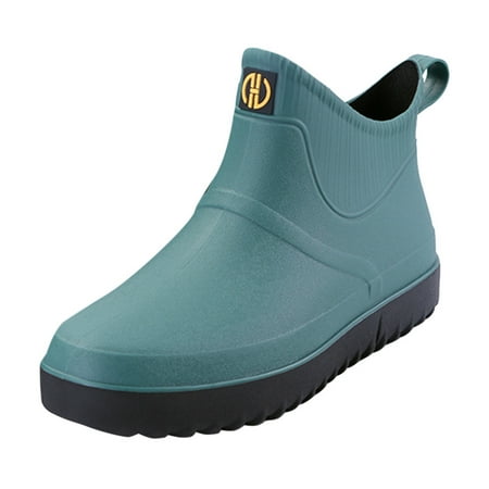 iOPQO Men s casual shoes Men Fashion Casual Outdoor Waterproof Short Ankle Rain Boots Slip On Water Shoes men s casual outdoor set feet Green 41
iOPQO Men s casual shoes Men Fashion Casual Outdoor Waterproof Short Ankle Rain Boots Slip On Water Shoes men s casual outdoor set feet Green 41