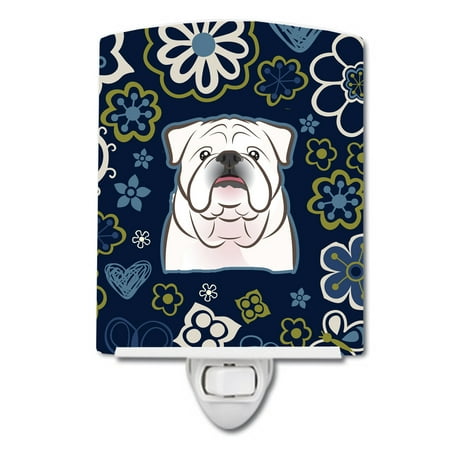 Caroline s Treasures BB5071CNL Blue Flowers White English Bulldog Ceramic Night Light 6x4x3 multicolor
Caroline s Treasures BB5071CNL Blue Flowers White English Bulldog Ceramic Night Light 6x4x3 multicolor