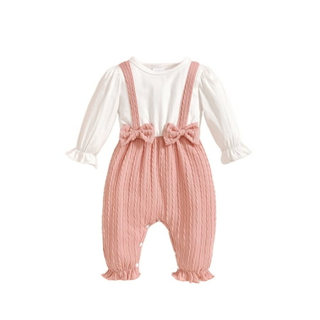 YASUTNKS Baby Girls Spring Autumn Romper Long Sleeve O Neck Patchwork Fake Two-piece Jumpsuit
YASUTNKS Baby Girls Spring Autumn Romper Long Sleeve O Neck Patchwork Fake Two-piece Jumpsuit