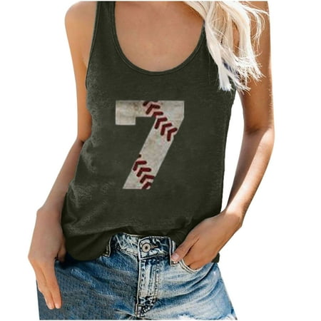Cute Tops For Women Women s New O-Neck Baseball Number Printing Sleeveless Casual Loose Vest Tops Shapewear Camisole For Women Green 3XL
Cute Tops For Women Women s New O-Neck Baseball Number Printing Sleeveless Casual Loose Vest Tops Shapewear Camisole For Women Green 3XL