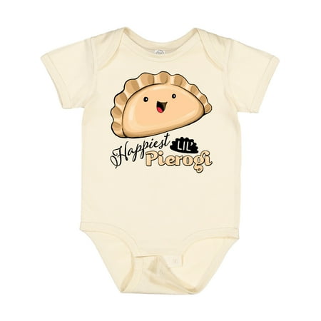 Inktastic Happiest Lil Pierogi Gift Baby Boy or Baby Girl Bodysuit