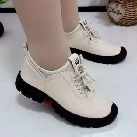Female s Non-slip Daily Shoes Cross Front Lace-up Flats with Low-top for Office Home Outdoor Wear 39 White
Female s Non-slip Daily Shoes Cross Front Lace-up Flats with Low-top for Office Home Outdoor Wear 39 White