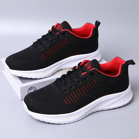 Men s Lace Up Knit Breathable Running Shoes Comfy Soft Sole Sneakers For Outdoor Jogging-39
Men s Lace Up Knit Breathable Running Shoes Comfy Soft Sole Sneakers For Outdoor Jogging-39