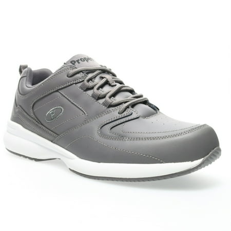 Propet Life Walker Sport Men s Sneakers - Dark Grey Size 10