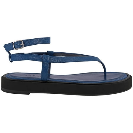 By Far Ladies Deep Blue Cece Sandals Brand Size 38 ( US Size 8 )