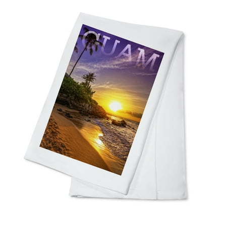 Guam Sunset and Palm (100% Cotton Tea Towel Decorative Hand Towel Kitchen and Home)
Guam Sunset and Palm (100% Cotton Tea Towel Decorative Hand Towel Kitchen and Home)