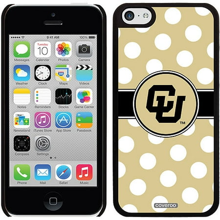 University of Colorado Polka Dots Design on iPhone 5c Thinshield Snap-On Case by Coveroo