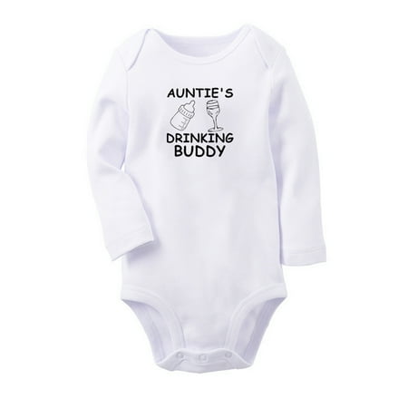 Auntie s Drinking Buddy Funny Rompers Newborn Baby Unisex Bodysuits Infant Jumpsuits Toddler 0-12 Months Kids Long Sleeves Oufits (White 6-12 Months)
Auntie s Drinking Buddy Funny Rompers Newborn Baby Unisex Bodysuits Infant Jumpsuits Toddler 0-12 Months Kids Long Sleeves Oufits (White 6-12 Months)