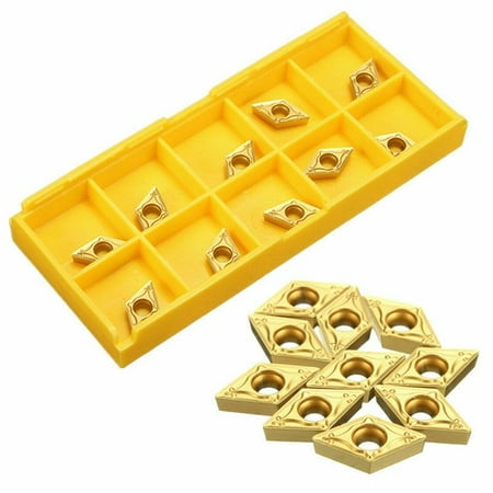 10Pcs DCMT070208 DCMT21.52 CNC Carbide Turning Inserts For SDJCR (P.)