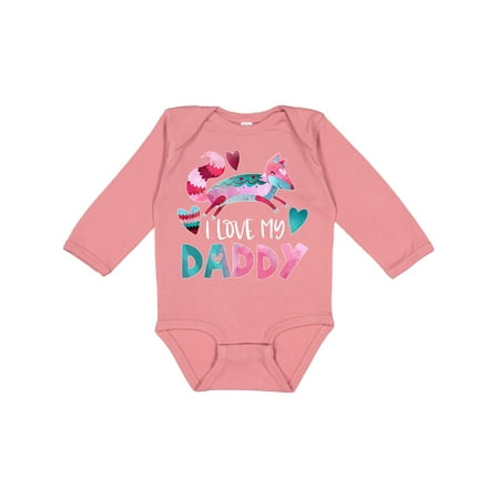 Inktastic I Love My Daddy Pink and Blue Fox with Hearts Gift Baby Boy or Baby Girl Long Sleeve Bodysuit
Inktastic I Love My Daddy Pink and Blue Fox with Hearts Gift Baby Boy or Baby Girl Long Sleeve Bodysuit