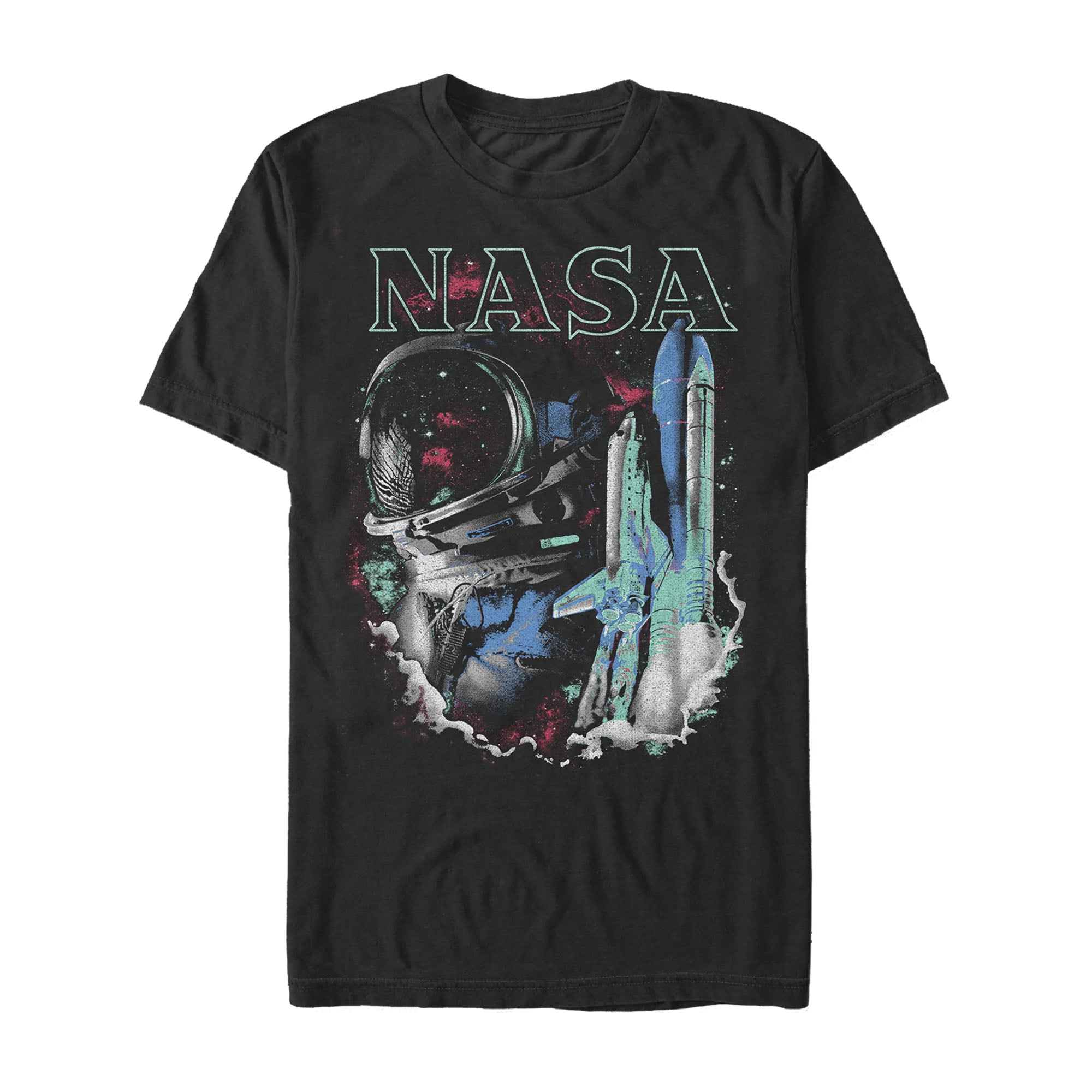 Men S NASA Astronaut S Memory Graphic Tee Black Small Walmart