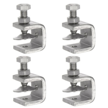 Uxcell Stainless Steel C-Clamp with 0.79 Inch Wide Jaw Opening for Woodworking Welding Building Household Mount 4 Pack
Uxcell Stainless Steel C-Clamp with 0.79 Inch Wide Jaw Opening for Woodworking Welding Building Household Mount 4 Pack