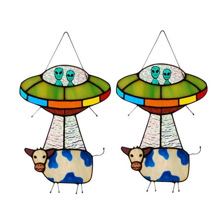 wofedyo room decorCreative Spaceship Cow Window Garden Pendant Painted Home Decoration Hangs
wofedyo room decorCreative Spaceship Cow Window Garden Pendant Painted Home Decoration Hangs
