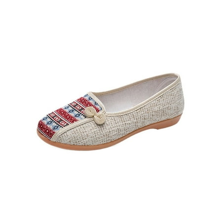Rotosw Ladies Loafers Slip-On Casual Shoes Comfort Flats Lightweight Linen Walking Shoe Driving Breathable Red 6
Rotosw Ladies Loafers Slip-On Casual Shoes Comfort Flats Lightweight Linen Walking Shoe Driving Breathable Red 6