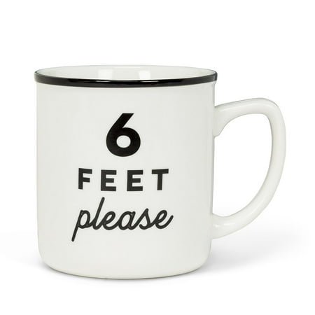 Set of 4 6 Feet Please Text Mug