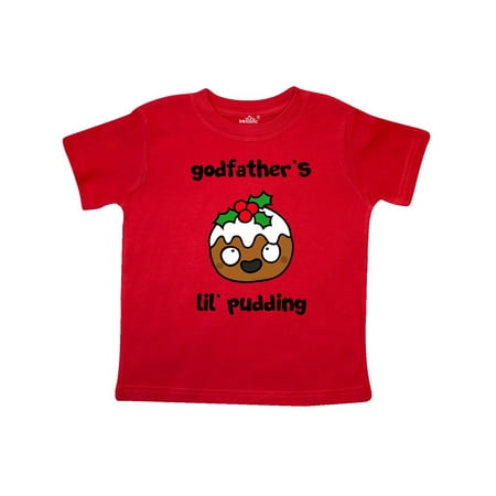Inktastic Godfather s lil Pudding Gift Toddler Boy or Toddler Girl T-Shirt