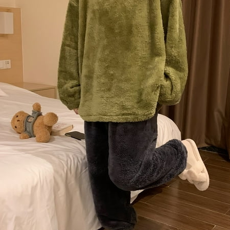 2-Piece Women‘s Autumn & Winter Warm Simple Pajamas Set Solid Crew Neck Top Pajamas & Fluffy Elastic Waistband Pants Women‘s Loungewear & Sleepwear
2-Piece Women‘s Autumn & Winter Warm Simple Pajamas Set Solid Crew Neck Top Pajamas & Fluffy Elastic Waistband Pants Women‘s Loungewear & Sleepwear