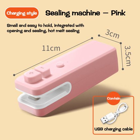 USB Rechargeable Mini Sealing Machine Household Food Plastic Bag Heat Sealing Machine Kitchen Storage Bag Small Bag Clip
USB Rechargeable Mini Sealing Machine Household Food Plastic Bag Heat Sealing Machine Kitchen Storage Bag Small Bag Clip
