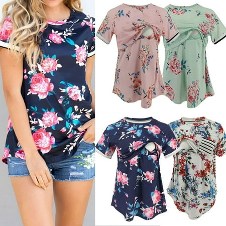 wsevypo Pregnant Women Maternity Short Sleeve Nursing Tops Breastfeeding Blouse T-Shirts
wsevypo Pregnant Women Maternity Short Sleeve Nursing Tops Breastfeeding Blouse T-Shirts