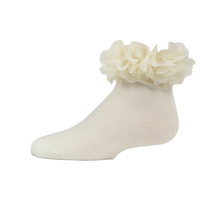 MeMoi Floral HaloCotton Blend Anklet Socks - Girls - Female