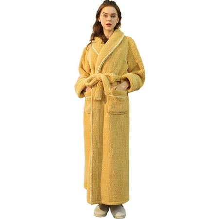 Women Cotton Robe Lightweight Knit Bathrobe