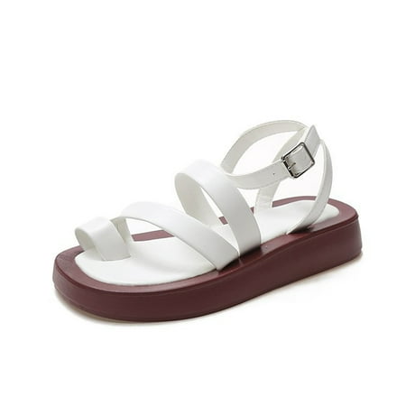 Women\ s Flat Sandals Lightweight 2021 Summer New Style Fashion Flat Buckle Non-Slip Shoes New
Women\ s Flat Sandals Lightweight 2021 Summer New Style Fashion Flat Buckle Non-Slip Shoes New