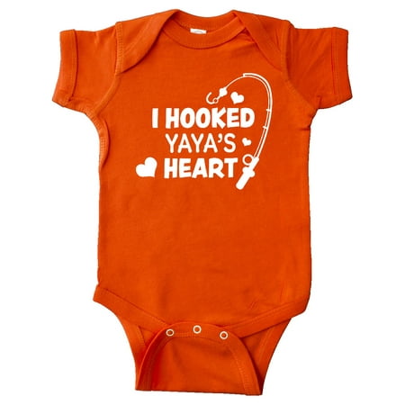 Inktastic I Hooked Yaya s Heart with Fishing Rod Gift Baby Boy or Baby Girl Bodysuit
Inktastic I Hooked Yaya s Heart with Fishing Rod Gift Baby Boy or Baby Girl Bodysuit