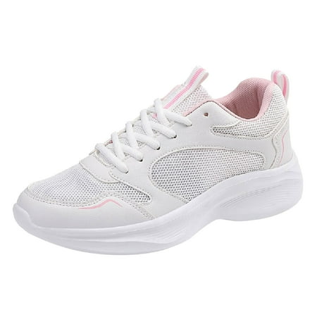 Cathalem Women Sports Shoes Fashion Simple Leather Panel Breathable Comfortable Non Slip Lace Up Shoes Beige 40
Cathalem Women Sports Shoes Fashion Simple Leather Panel Breathable Comfortable Non Slip Lace Up Shoes Beige 40