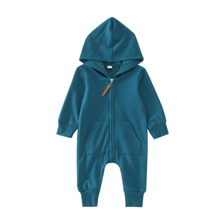 Zhuashum Baby Girls Romper Baby Toddler Winter Round Neck Long Sleeve Jumpsuit Solid Color Weekend Outfits Fashion Daily Wears Blue 0-6 Months
Zhuashum Baby Girls Romper Baby Toddler Winter Round Neck Long Sleeve Jumpsuit Solid Color Weekend Outfits Fashion Daily Wears Blue 0-6 Months