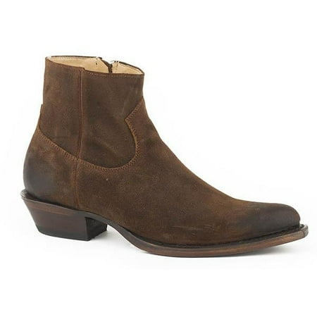 Women s Stetson Cleo Leather Boots Handcrafted Brown