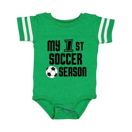 Inktastic My 1st Soccer Season Gift Baby Boy Bodysuit