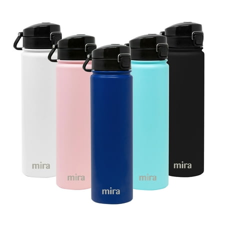 MIRA 24oz Insulated Stainless Steel Water Bottle Hydro Thermos Flask One Touch Spout Lid Cap Space Blue
MIRA 24oz Insulated Stainless Steel Water Bottle Hydro Thermos Flask One Touch Spout Lid Cap Space Blue