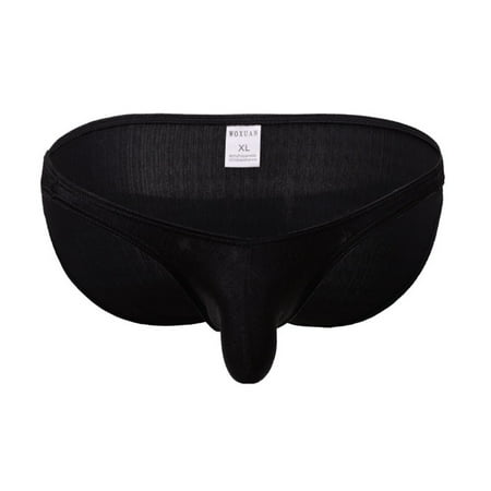 Men Sexy Breathable Soft Bulge Pouch Thongs Bikini Briefs Underwear Panties
