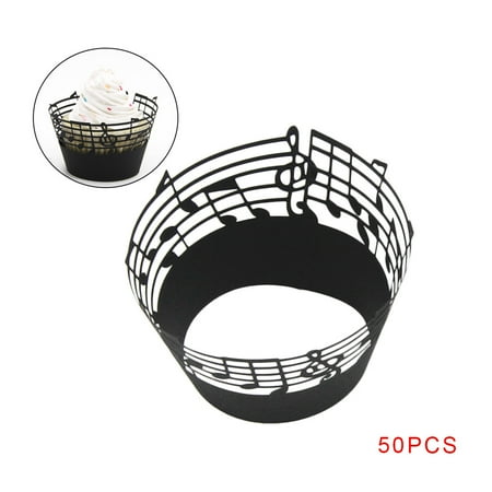 50pcs Music Notes Cupcake Wrappers Hollow Muffin Case Cupcake Paper Liner Baby Showers Party Cake Decoration
50pcs Music Notes Cupcake Wrappers Hollow Muffin Case Cupcake Paper Liner Baby Showers Party Cake Decoration