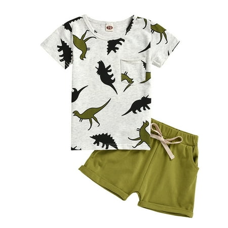 Lovely Casual Sets For Children Girls Cartoon Dinosaur Printed Short Sleeve O-Neck Spring Summer Cotton Tshirt Shorts Outfits Clothes Dailywears Comfortable Loose Fittness Sets
Lovely Casual Sets For Children Girls Cartoon Dinosaur Printed Short Sleeve O-Neck Spring Summer Cotton Tshirt Shorts Outfits Clothes Dailywears Comfortable Loose Fittness Sets