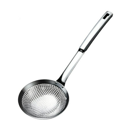 Stainless Steel Colander Scoop Hot Pot Slotted Spoon Food Serving Ladle for Noodles Dumplings (Large Size)
Stainless Steel Colander Scoop Hot Pot Slotted Spoon Food Serving Ladle for Noodles Dumplings (Large Size)