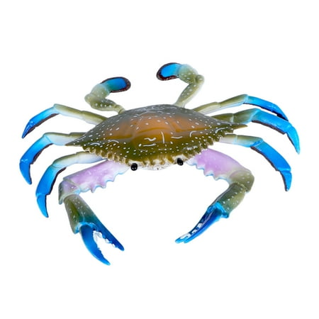 1Pc Marine Organism Model Plastic Crab Decoration Simulation Marine Organism