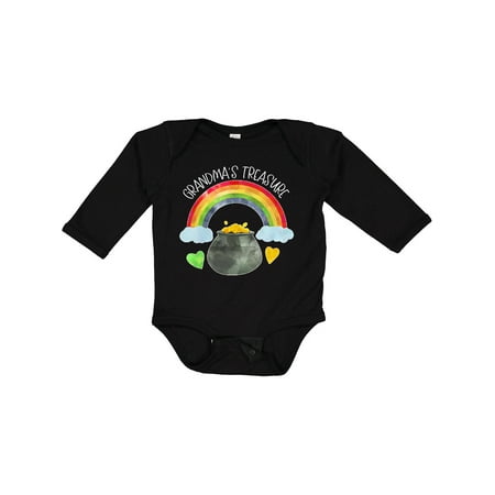 Inktastic Grandma s Treasure St. Patrick s Day Rainbow and Gold Gift Baby Boy or Baby Girl Long Sleeve Bodysuit
Inktastic Grandma s Treasure St. Patrick s Day Rainbow and Gold Gift Baby Boy or Baby Girl Long Sleeve Bodysuit