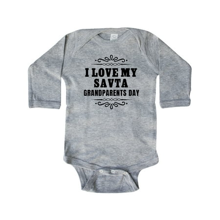 Inktastic Grandparents Day I Love My Savta Gift Baby Boy or Baby Girl Long Sleeve Bodysuit
Inktastic Grandparents Day I Love My Savta Gift Baby Boy or Baby Girl Long Sleeve Bodysuit