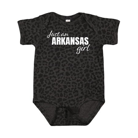 Inktastic Just an Arkansas Girl Born and Raised Gift Baby Girl Bodysuit