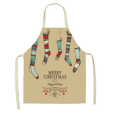 Mojoyce Christmas Decor Christmas Socks Printed Linen Apron Waterproof Kitchen Cooking for Men Women
Mojoyce Christmas Decor Christmas Socks Printed Linen Apron Waterproof Kitchen Cooking for Men Women