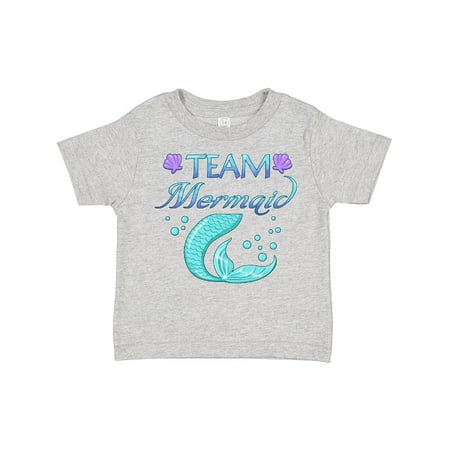 Inktastic Team Mermaid Gift Toddler Boy or Toddler Girl T-Shirt