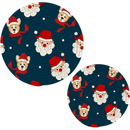 GZHJMY Cute Bear and Santa Trivets Pot Holders Set of 2 Hot Pads Table Mats Placemats Set for Cooking and Baking Cotton Braided Hot Pads 7.09 +9.45
GZHJMY Cute Bear and Santa Trivets Pot Holders Set of 2 Hot Pads Table Mats Placemats Set for Cooking and Baking Cotton Braided Hot Pads 7.09 +9.45