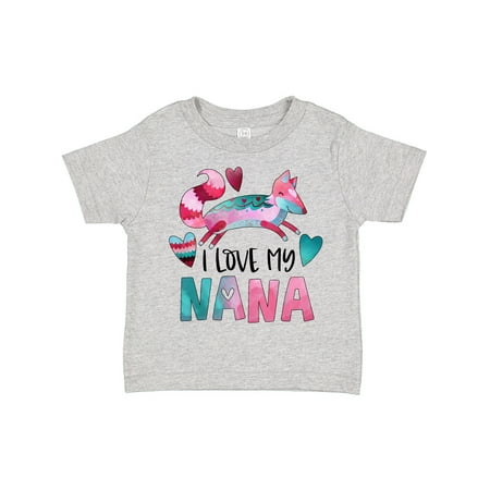 Inktastic I Love My Nana Pink and Blue Fox with Hearts Boys or Girls Toddler T-Shirt
Inktastic I Love My Nana Pink and Blue Fox with Hearts Boys or Girls Toddler T-Shirt