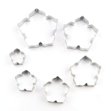 maytalsoy 6Pcs Flower Die Stainless Steel Cutters Baking Mould Fondant Mold Craft DIY Candy Buffets Dessert Tables
maytalsoy 6Pcs Flower Die Stainless Steel Cutters Baking Mould Fondant Mold Craft DIY Candy Buffets Dessert Tables
