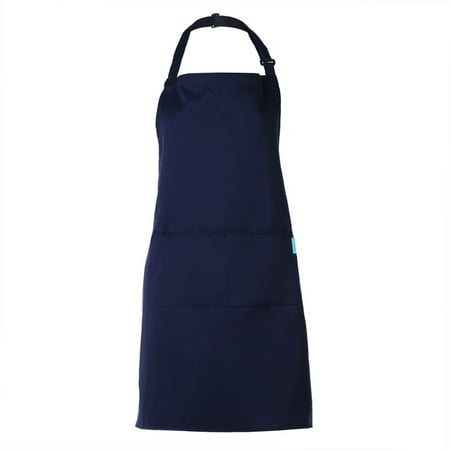 Adults Polyester Kitchen BBQ Restaurant Apron with Adjustable Neck Belt 2 Pockets for Cooking Baking Gardening for Men Women--Navy Blue
Adults Polyester Kitchen BBQ Restaurant Apron with Adjustable Neck Belt 2 Pockets for Cooking Baking Gardening for Men Women--Navy Blue